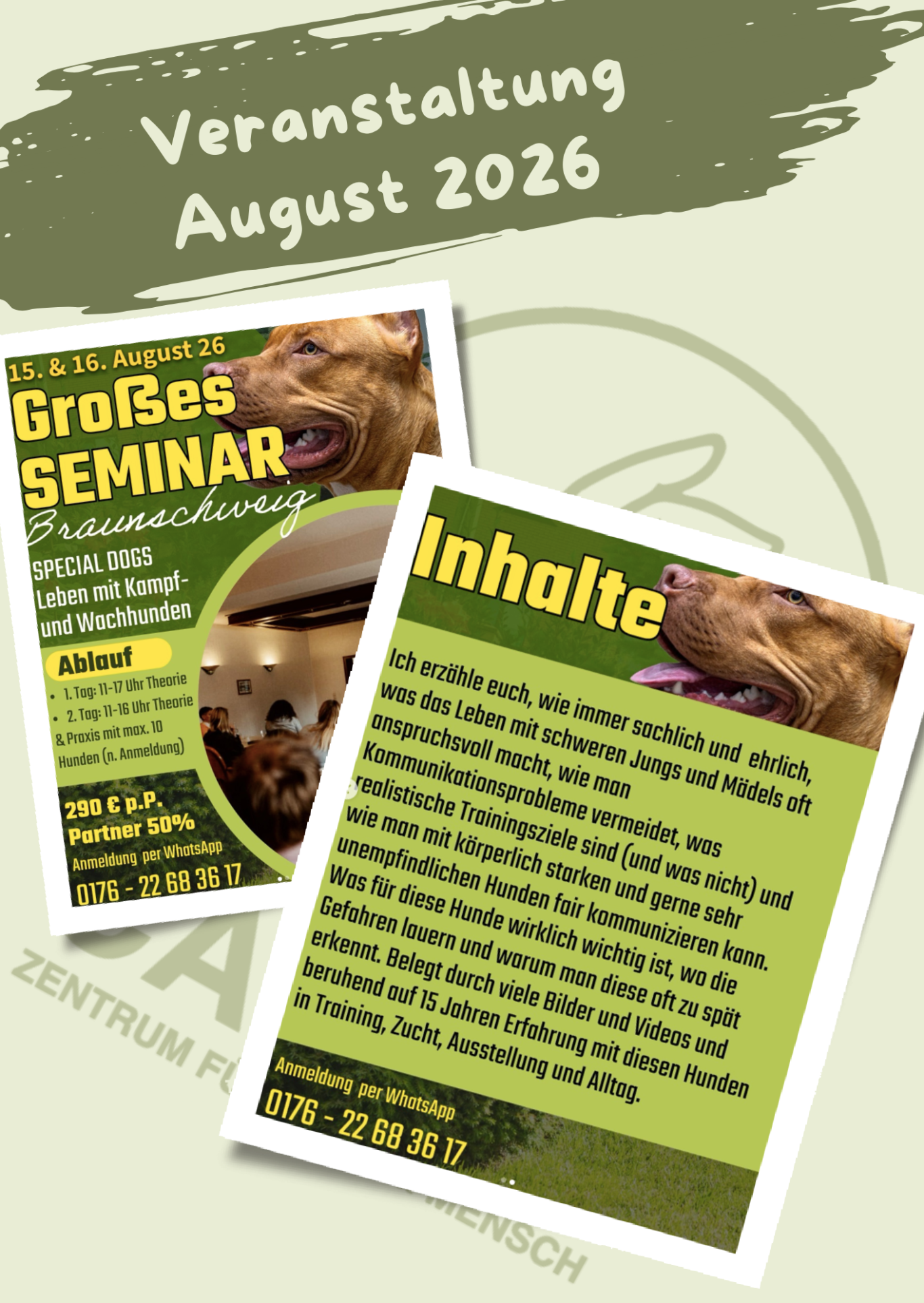Seminar im August
